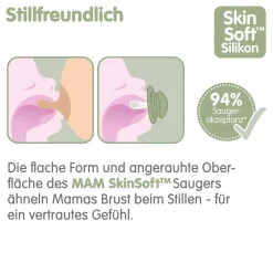 MAM Beruhigungssauger Original Silikon 0 - 6 Monate* Schnuller