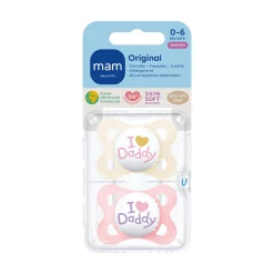 MAM Beruhigungssauger Original Silikon Daddy 0 - 6 Monate* Schnuller