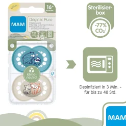 MAM Beruhigungssauger Original matt Silikon ab 16 Monate* Schnuller
