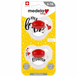 medela baby Beruhigungssauger Original DUO Signature 6 - 18 Monate* Schnuller