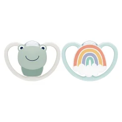 NUK Beruhigungssauger Space 0-6 Monate Frosch* Schnuller