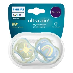 PHILIPS AVENT Beruhigungssauger Ultra Air 0-6 Monate SCF085/58* Schnuller