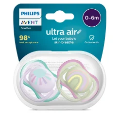 PHILIPS AVENT Beruhigungssauger Ultra Air 0-6 Monate SCF085/59* Schnuller