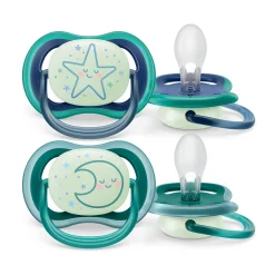 PHILIPS AVENT Beruhigungssauger Ultra Air Nighttime 6-18 Monate SCF376/13* Schnuller
