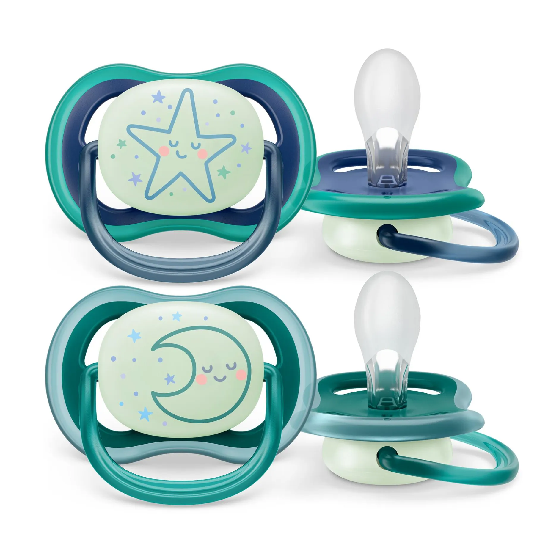 PHILIPS AVENT Beruhigungssauger Ultra Air Nighttime 6-18 Monate SCF376/13* Schnuller
