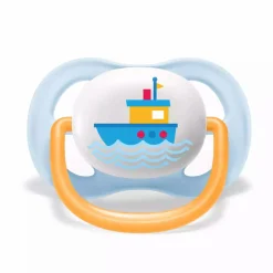 PHILIPS AVENT Beruhigungssauger Ultra Air 0-6 Monate Happy Boy - Mama Boat SCF080/01* Schnuller