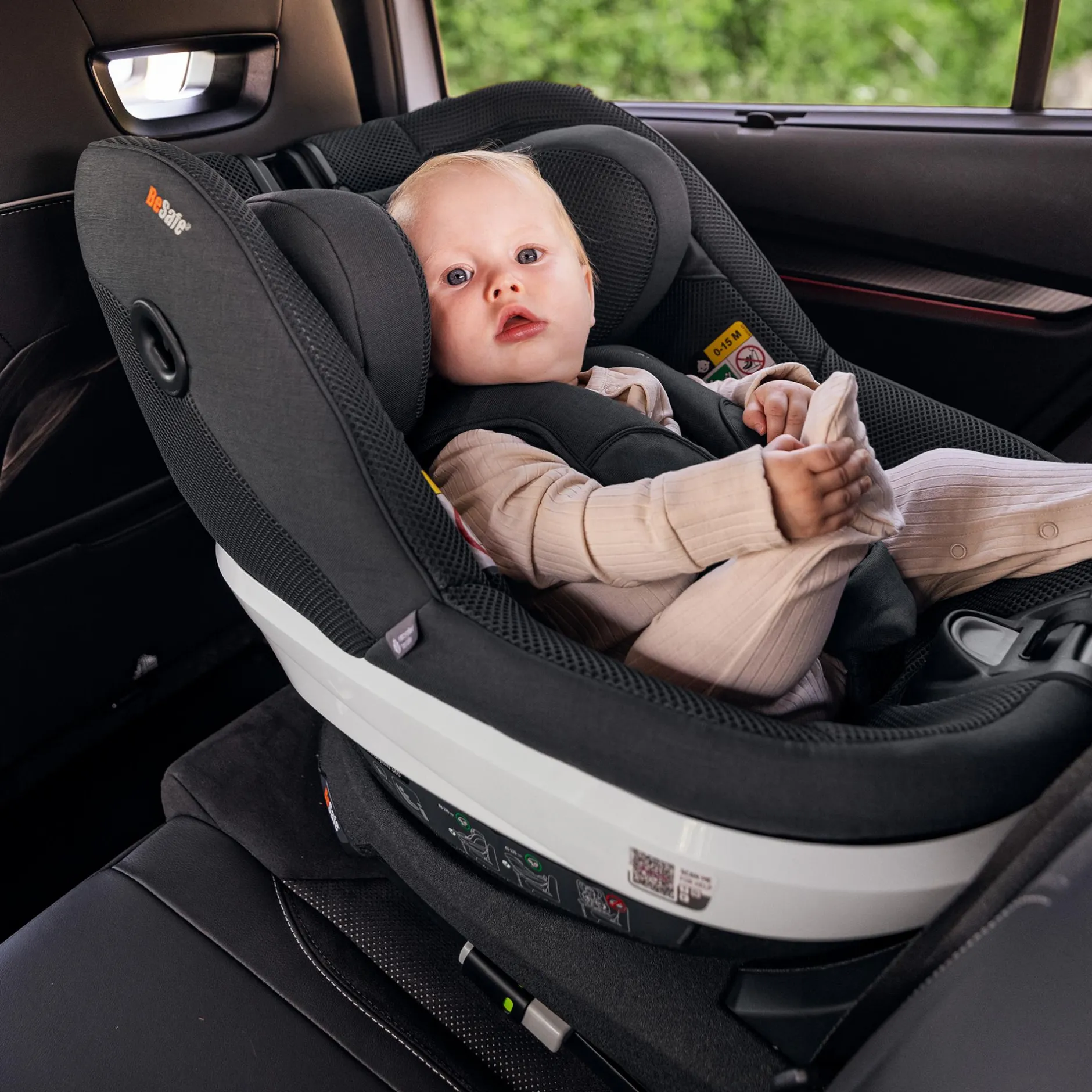 BeSafe Beyond 360 Anthracite Mesh*Kinder Kindersitze 9-18 Kg, Gruppe 1