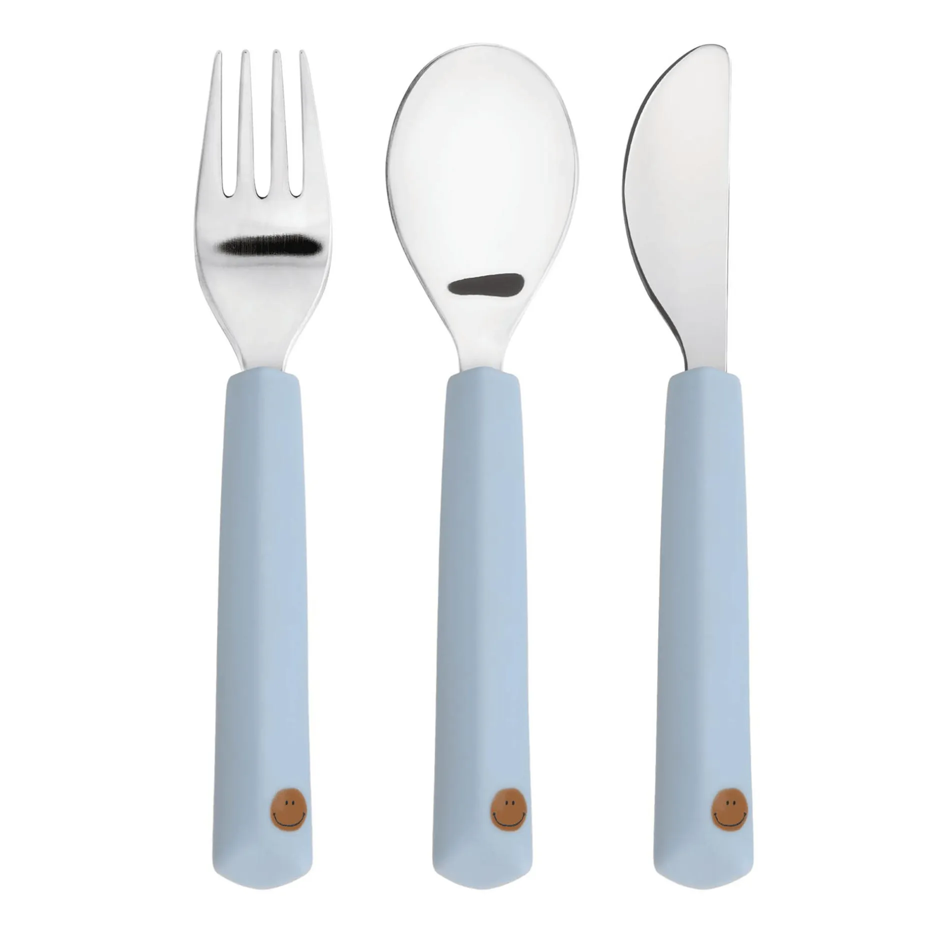 Lu00c4SSIG Besteckset Happy Rascals Smile Sky Blue* Besteck & Geschirr