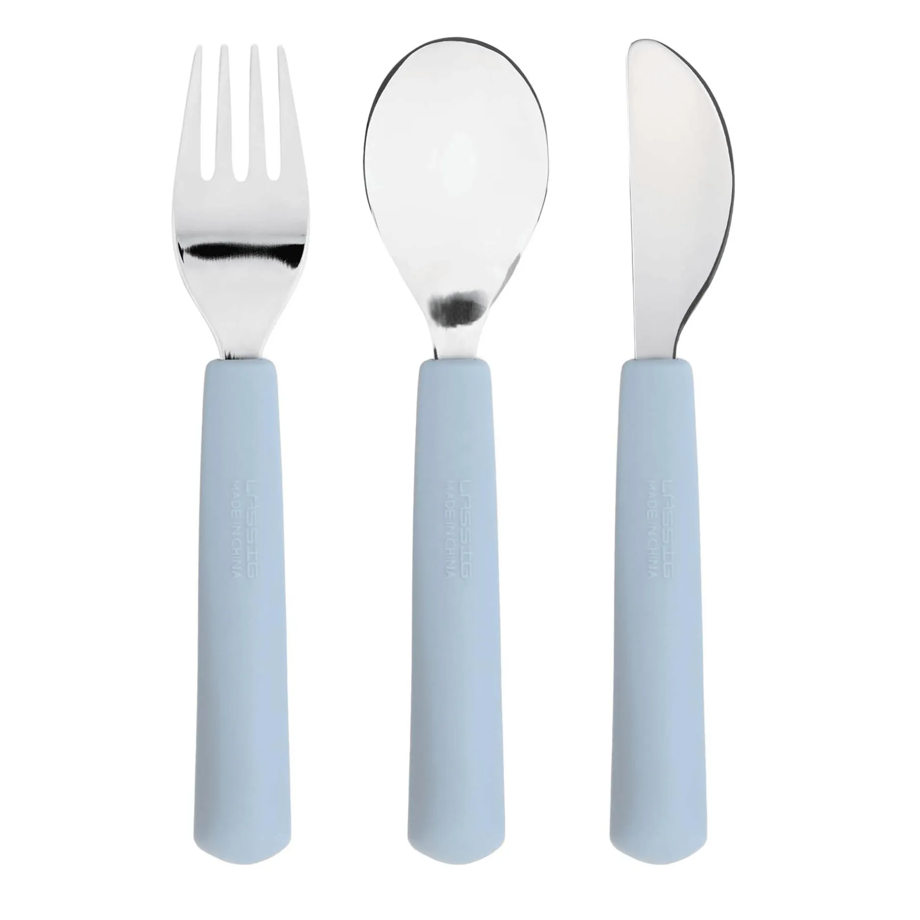 Lu00c4SSIG Besteckset Happy Rascals Smile Sky Blue* Besteck & Geschirr