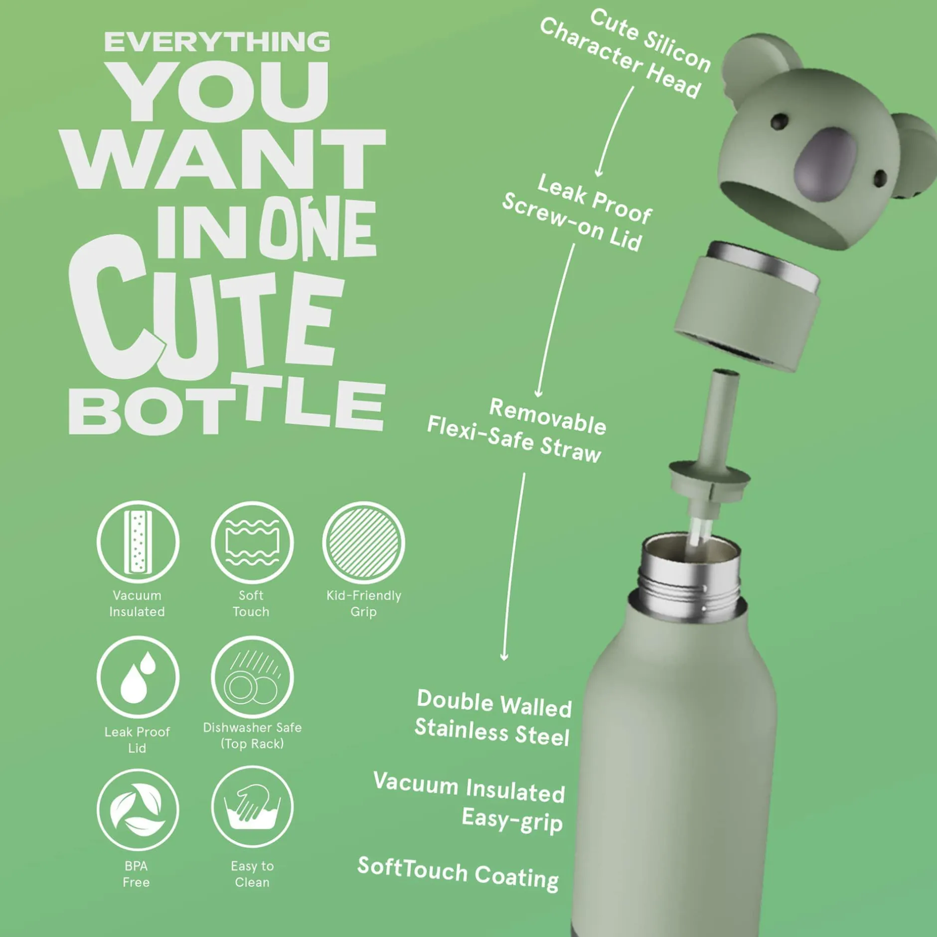ASOBU Bestie Trinkflasche Koala* Flaschen & Sauger