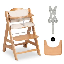 hauck Beta+ Natur mit Sitzauflage Uni* Treppenhochstühle