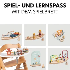 hauck Beta+ Natur mit Sitzauflage Uni* Treppenhochstühle