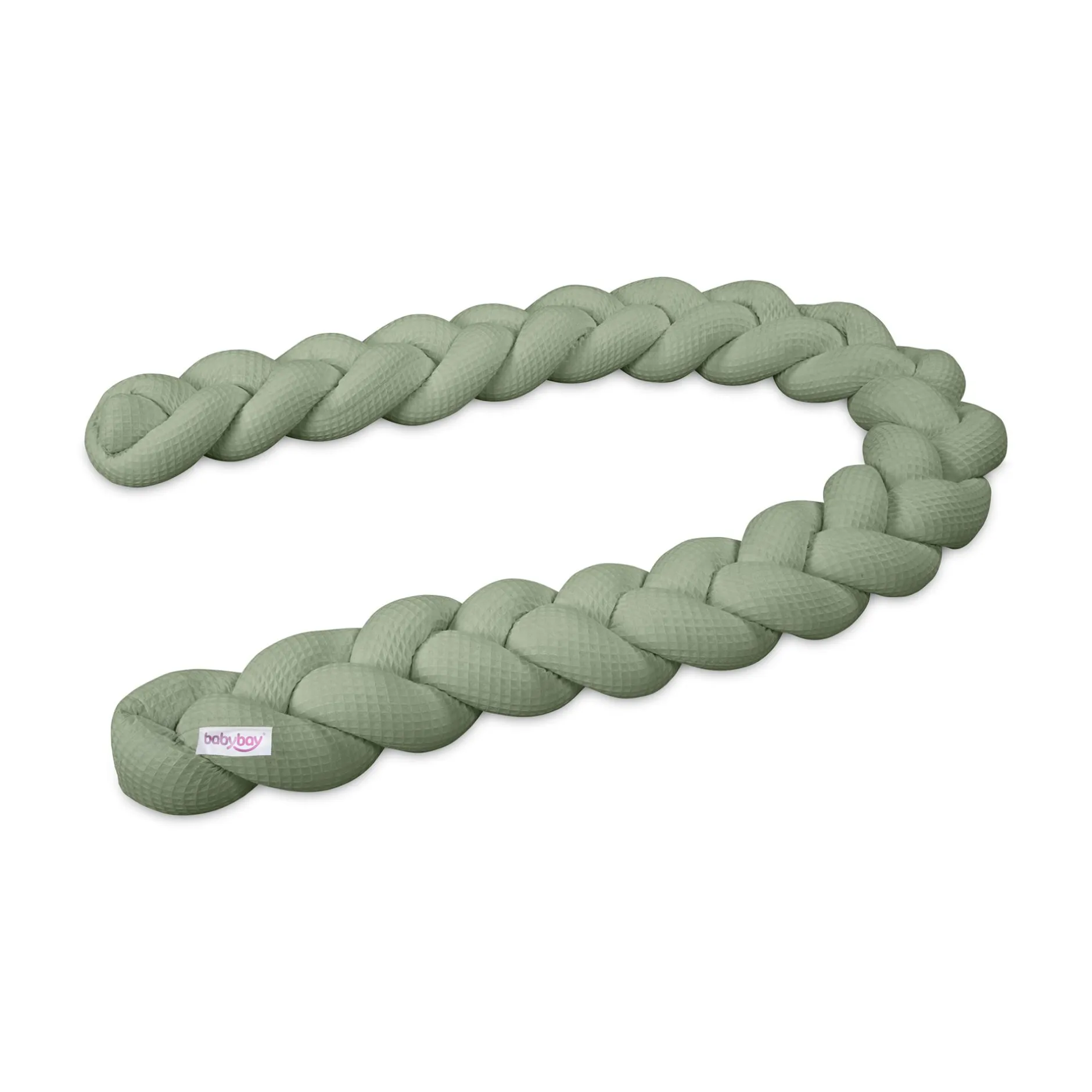 babybay Bettschlange geflochten Jadegreen 180 cm* Bettausstattung