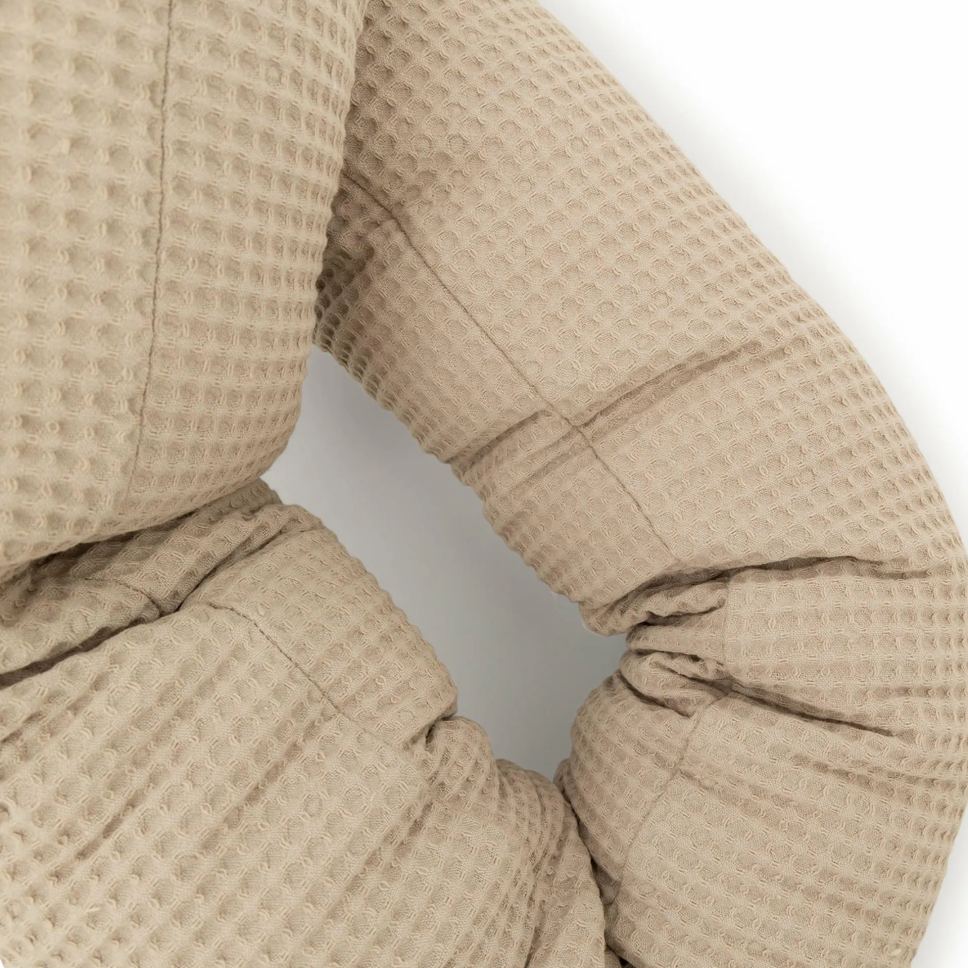 Zu00f6llner Bettschlange Waffelpiqué Seashell* Bettausstattung