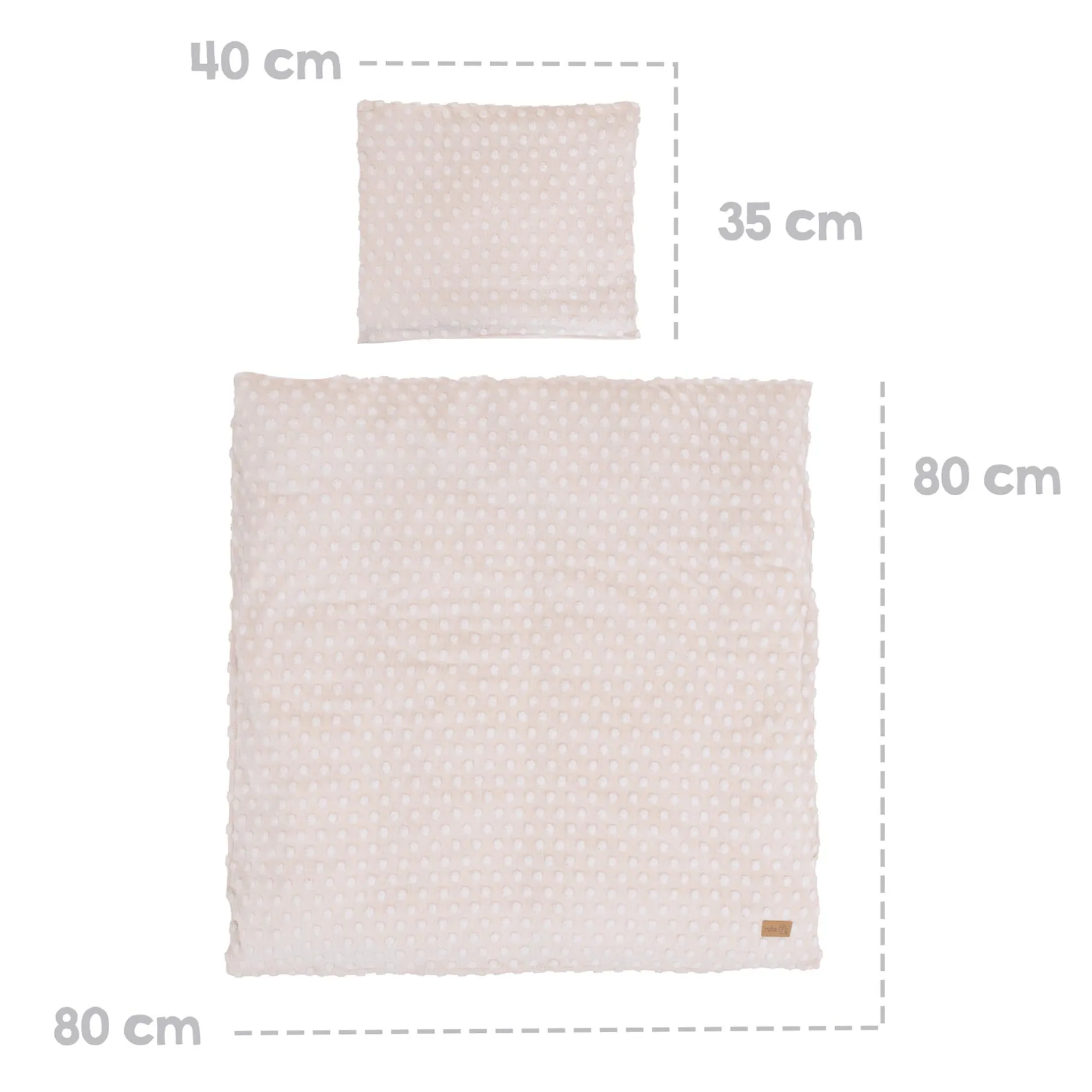 roba Bettwäsche Frosty Almond 80 x 80 cm* Babybettwäsche
