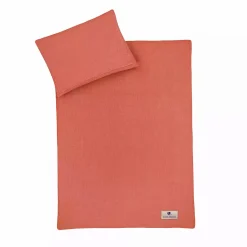 Zu00f6llner Bettwäsche Muslin Terra 100x135 cm* Babybettwäsche