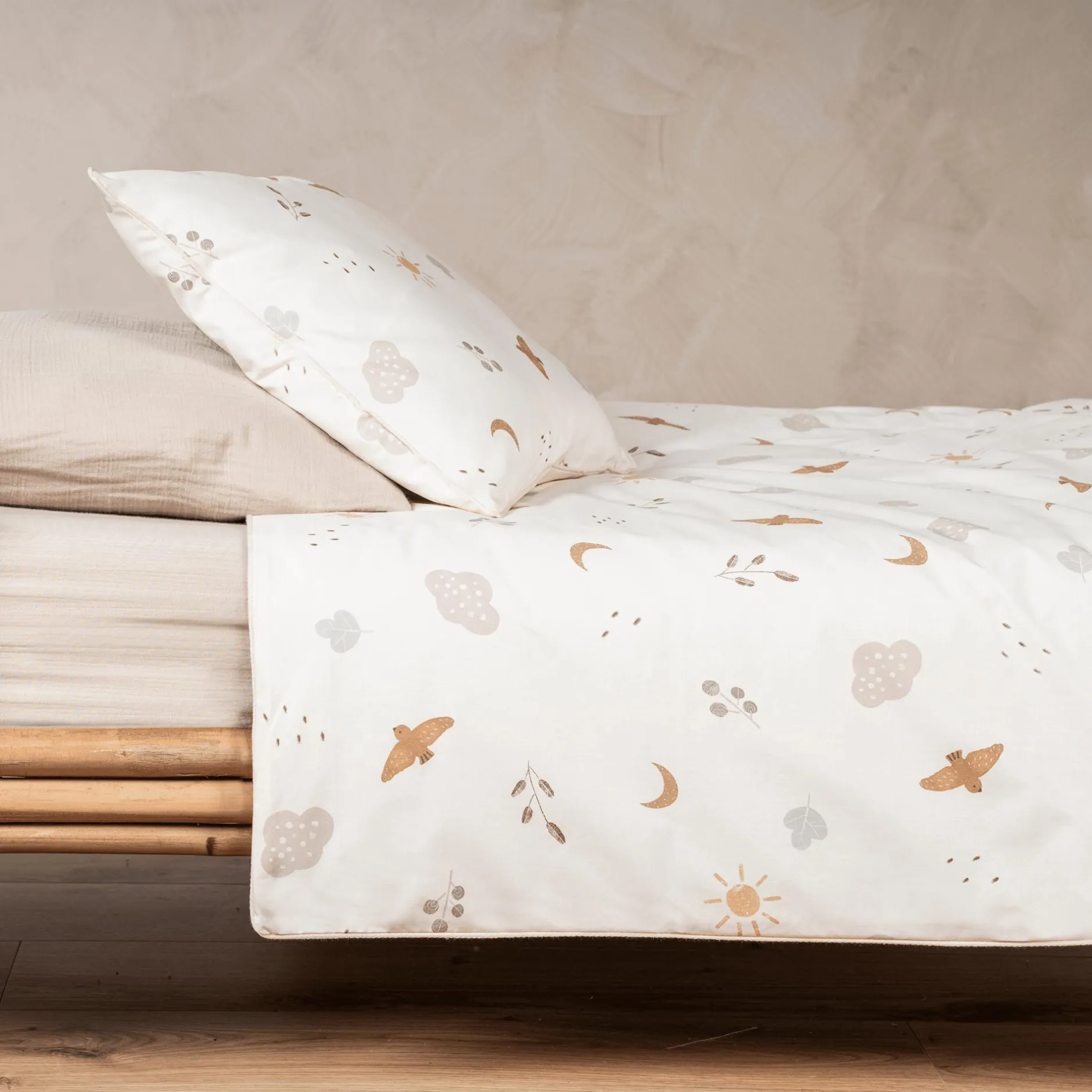 Zu00f6llner Bettwäsche Organic Night & Day 100x135 cm* Babybettwäsche