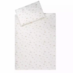 Zu00f6llner Bettwäsche Organic Rainbow 100x135 cm* Babybettwäsche