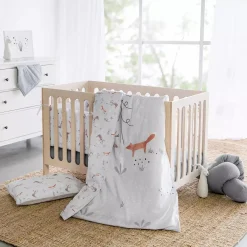 Zu00f6llner Bettwäsche Woodlife 100x135 cm* Babybettwäsche