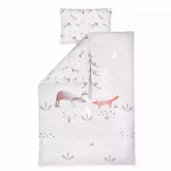 Zu00f6llner Bettwäsche Woodlife 100x135 cm* Babybettwäsche