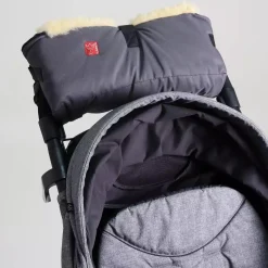 KAISER Big Double Handwärmer Anthracite*Kinder Kinderwagen Zubehör