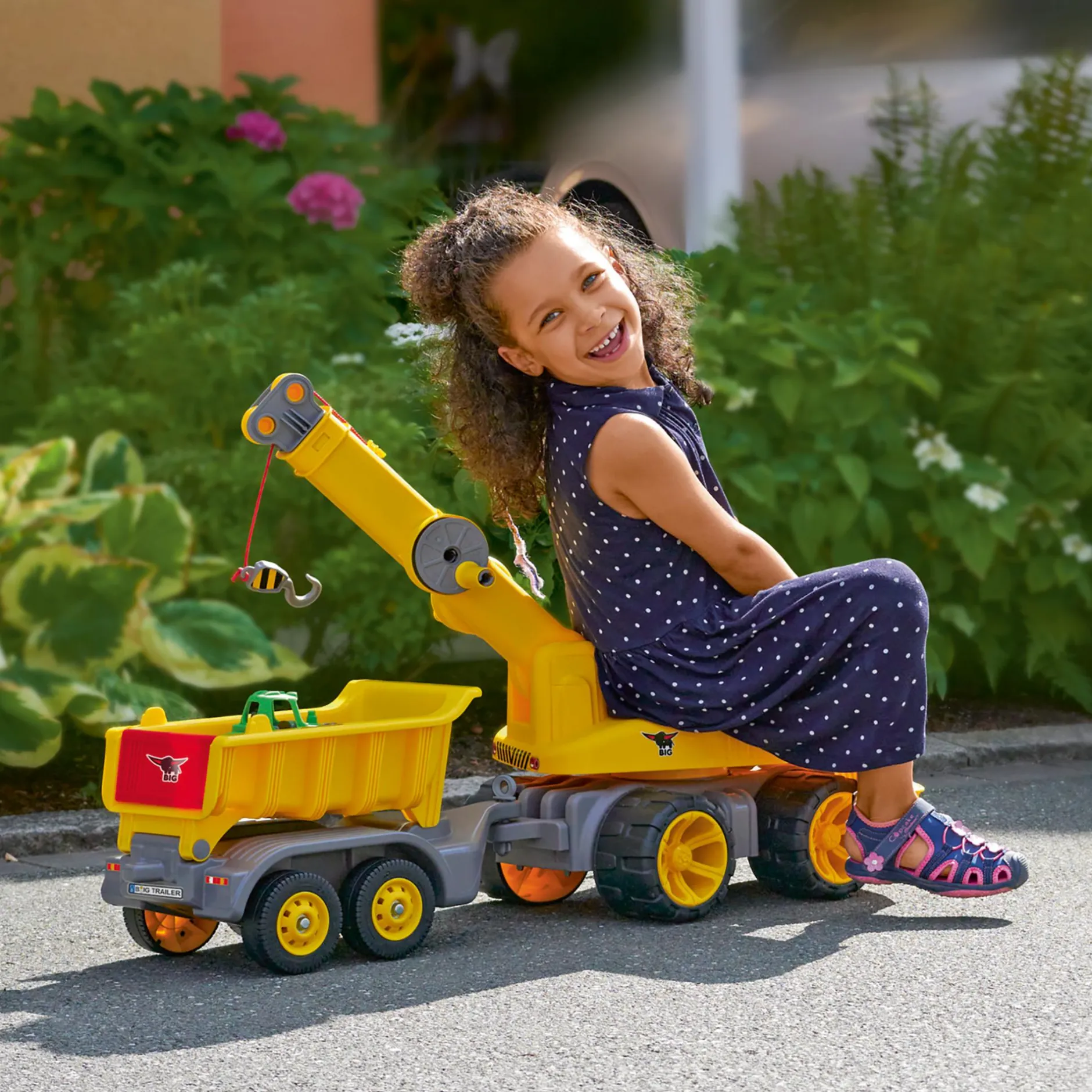 BIG Power Worker Maxi Anhänger*Kinder Sandspielzeug|Kinderfahrzeuge