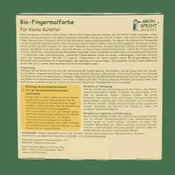 GRu00dcNSPECHT Bio-Fingermalfarben*Kinder Malen & Kneten|Spielzeug Ab 2 Jahre