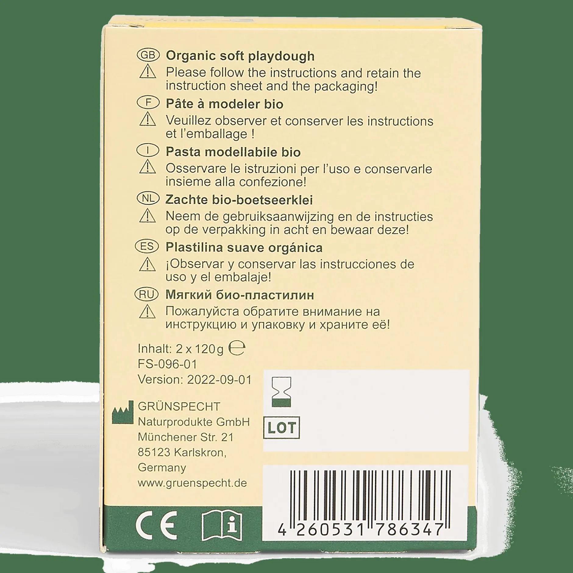 GRu00dcNSPECHT Bio-Soft-Knete*Kinder Malen & Kneten