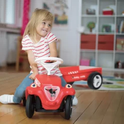BIG Bobby Caddy Anhänger mit Flüsterrädern*Kinder Kinderfahrzeuge