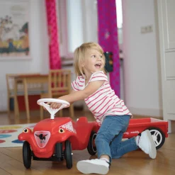 BIG Bobby Caddy Anhänger mit Flüsterrädern*Kinder Kinderfahrzeuge