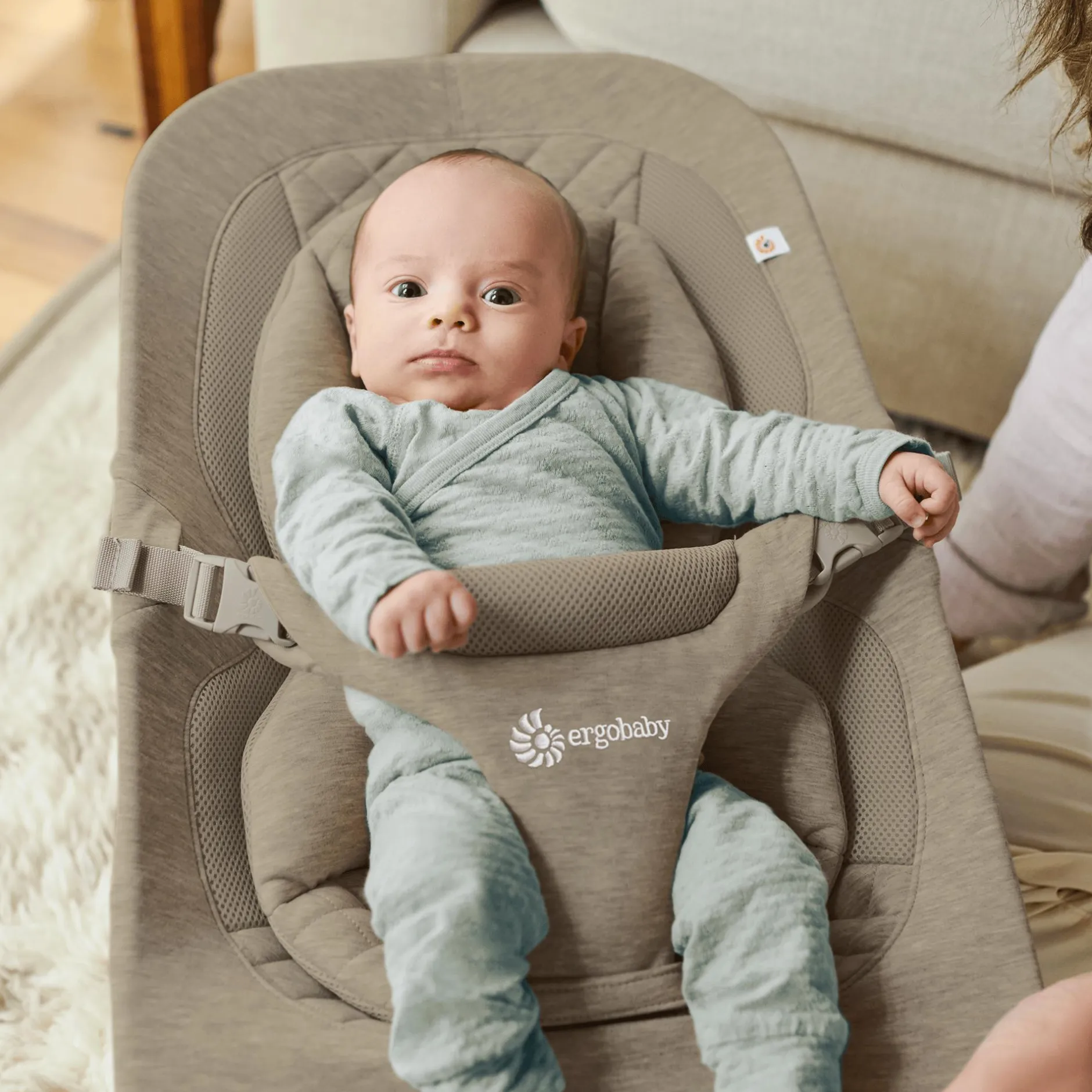 ERGObaby Bouncer Evolve Soft Olive* Wippen