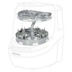 babybrezza Breast Pump Rack für den Bottle Washer Pro* Vaporisatoren