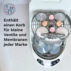 babybrezza Breast Pump Rack für den Bottle Washer Pro* Vaporisatoren