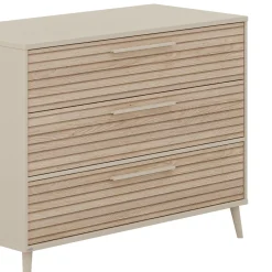 PAIDI breite Wickelkommode Eefje Groovy Oak* Wickelmöbel