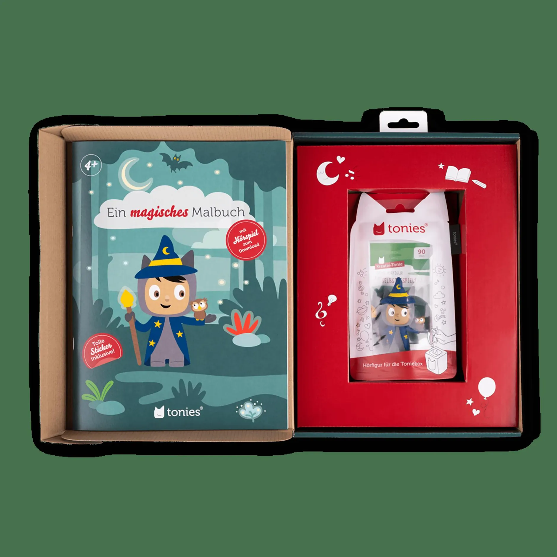 tonies Bundle Ein magisches Malbuch - Freundschaftstag im Zauberwald*Kinder Kinderbücher|Spielzeug Ab 4 Jahren