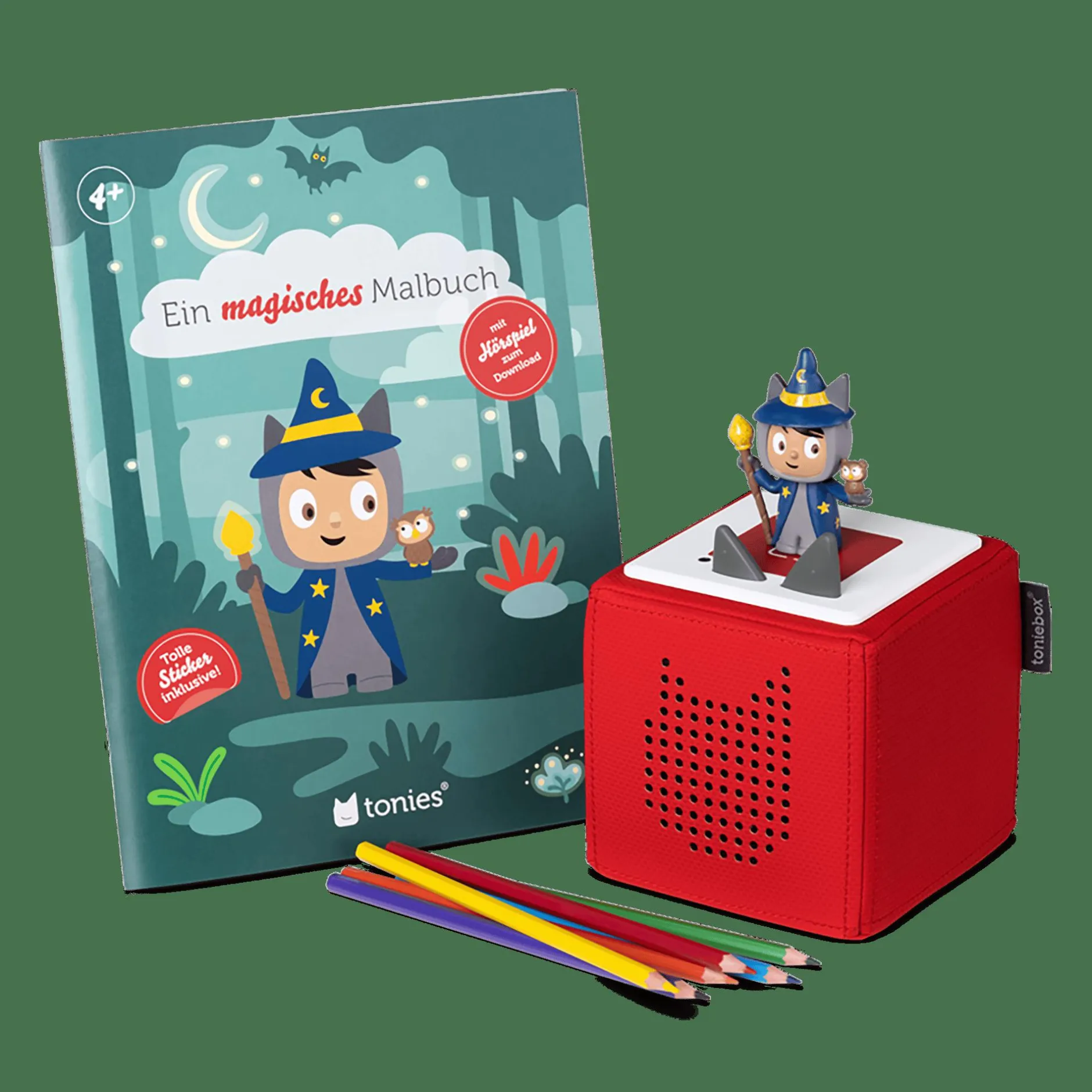 tonies Bundle Ein magisches Malbuch - Freundschaftstag im Zauberwald*Kinder Kinderbücher|Spielzeug Ab 4 Jahren