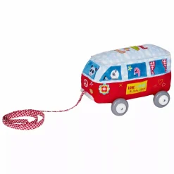 DIE SPIEGELBURG Bus auf Holzrollen BabyGlück*Kinder Holzspielzeug