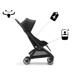 bugaboo Butterfly Reise-Kinderwagen Midnight Black*Kinder Reisebuggys|Buggys