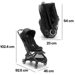 bugaboo Butterfly Reise-Kinderwagen Midnight Black*Kinder Reisebuggys|Buggys
