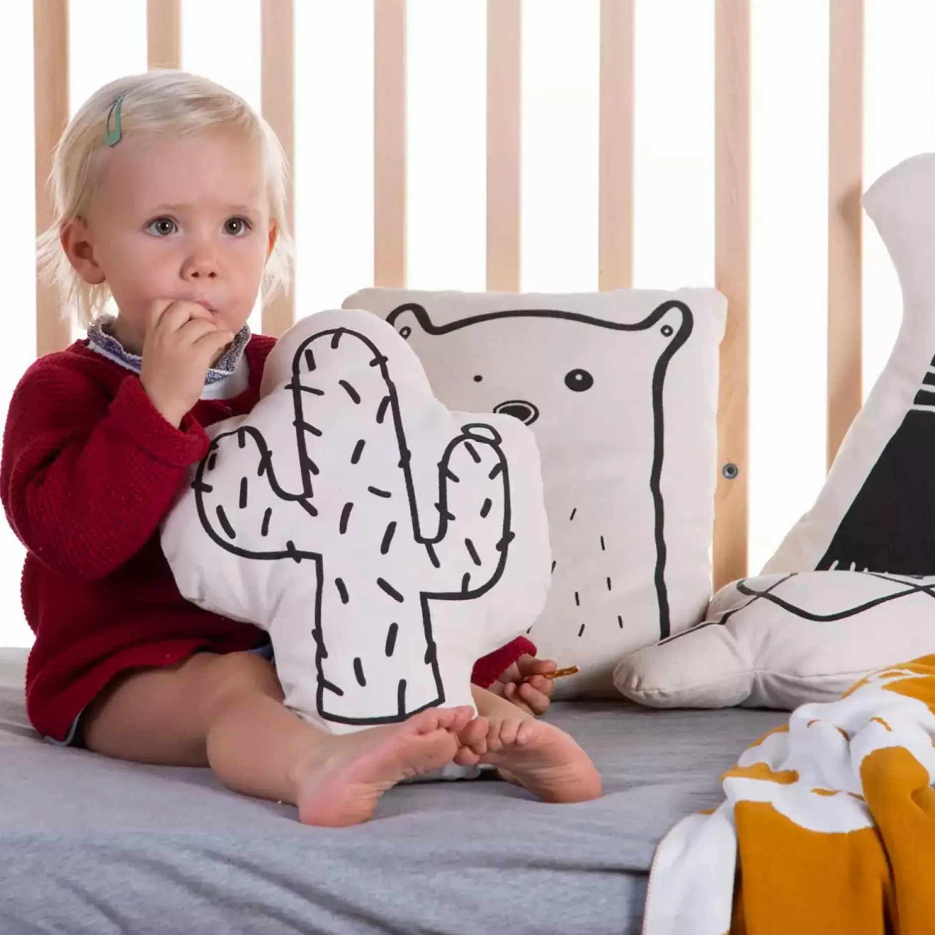 CHILDHOME Canvas Kissen Kaktus* Kuscheltiere