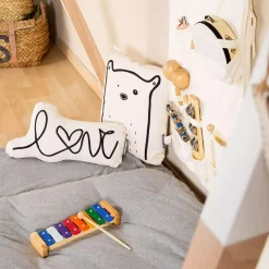 CHILDHOME Canvas Kissen Love Letter* Kuscheltiere