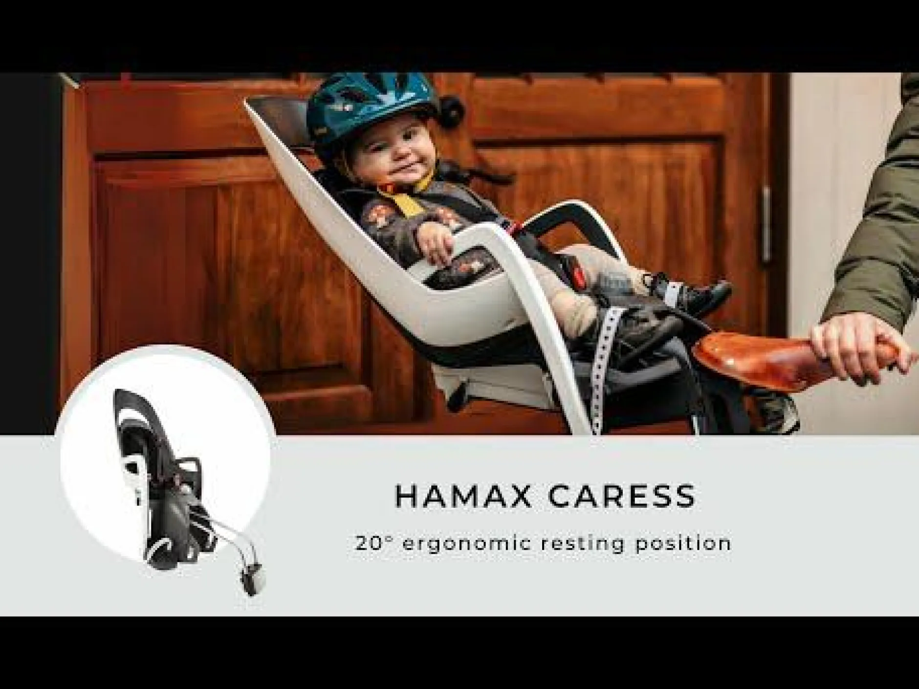 hamax Caress Carrier green/black mit Gepäckträgeradapter* Fahrradsitze