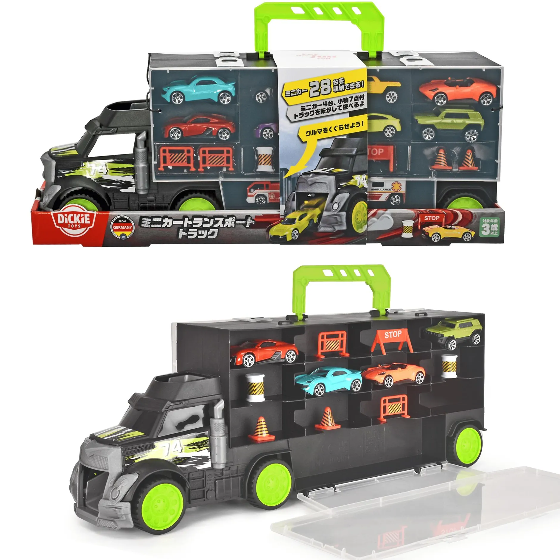 DICKIE TOYS Carry & Store Transporter*Kinder Lernspielzeug|Spielzeug Ab 3 Jahren