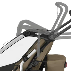 THULE Chariot Cross 2 Single Faded Khaki* Fahrradanhänger