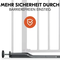 hauck Clear Step 2 Dark Grey 75-80 cm* Tür- & Treppenschutzgitter