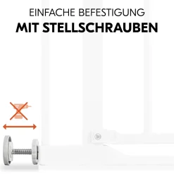 hauck Clear Step 2 White 75-80 cm* Tür- & Treppenschutzgitter