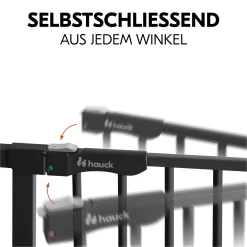 hauck Clear Step Autoclose 2 Black 75-80 cm* Tür- & Treppenschutzgitter