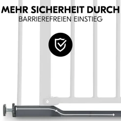 hauck Clear Step Autoclose 2 Dark Grey 75-80 cm* Tür- & Treppenschutzgitter