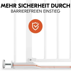 hauck Clear Step Autoclose 2 White 75-80 cm* Tür- & Treppenschutzgitter