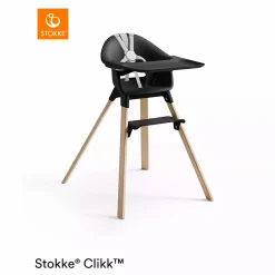 STOKKE Clikk™ Hochstuhl Black Natural* Treppenhochstühle